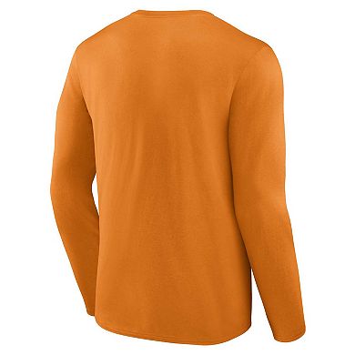 Men's Fanatics Branded Tennessee Orange Tennessee Volunteers Campus Long Sleeve T-Shirt
