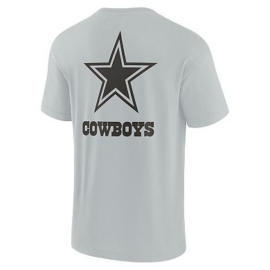 Unisex Fanatics Signature Gray Dallas Cowboys Super Soft Short Sleeve T-Shirt