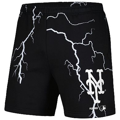 Men's PLEASURES  Black New York Mets Lightning Shorts