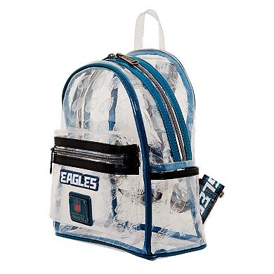 Loungefly Philadelphia Eagles Clear Mini Backpack