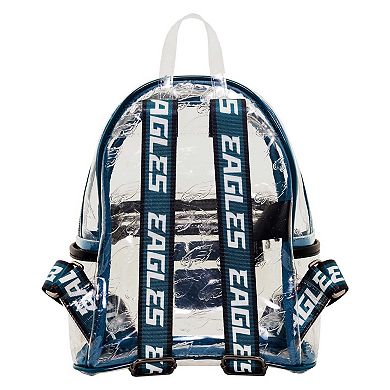 Loungefly Philadelphia Eagles Clear Mini Backpack