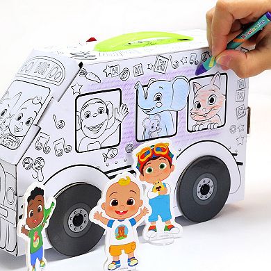 Tara Toy Cocomelon on the Go Activity Fun Coloring Book with Stickers 