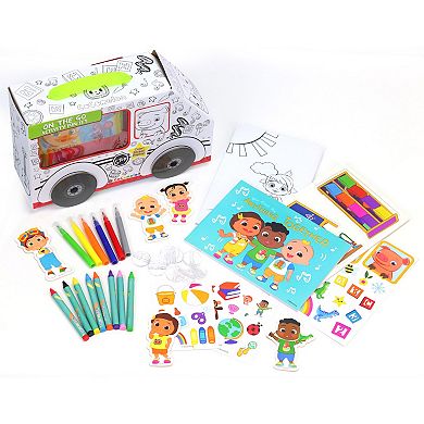 Tara Toy Cocomelon on the Go Activity Fun Coloring Book with Stickers 