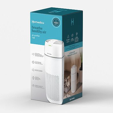 HoMedics True Hepa Air Purifier with UV-C, Large Room