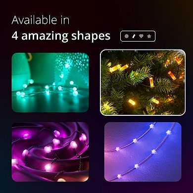 Twinkly Candies 100-Light Candle-Shape RGB String Lights