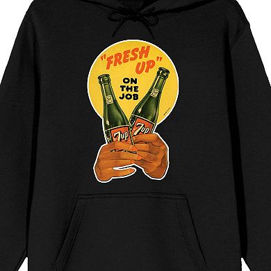 Men's 7UP Soda "Fresh Up On The Job" Graphic Hoodie