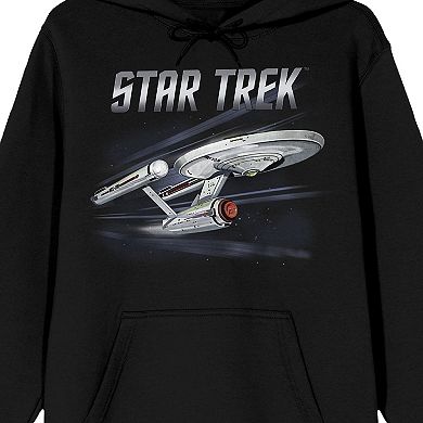 Men's Star Trek USS Enterprise Warp Graphic Hoodie