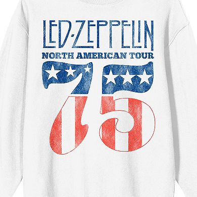 Men's Led Zeppelin North American Tour 1975 Long Sleeve Graphic Tee