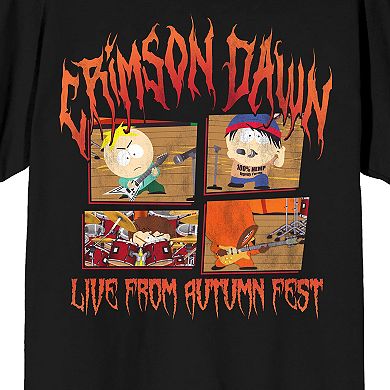 Men's South Park Crimson Dawn Band Live Graphic Tee