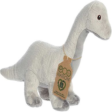 Aurora Large Gray Eco Nation 13.5" Brachiosaurus Eco-friendly Stuffed Animal