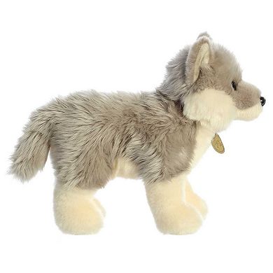 Aurora Medium Gray Miyoni Tots 10" Wolf Pup Adorable Stuffed Animal