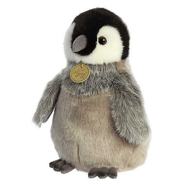 Aurora Small Gray Miyoni Tots 9" Emperor Penguin Chick Adorable Stuffed Animal