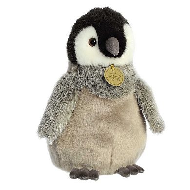 Aurora Small Gray Miyoni Tots 9" Emperor Penguin Chick Adorable Stuffed Animal