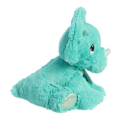 Aurora Small Green Precious Moments 8.5" Tracey Triceratops Inspirational Stuffed Animal