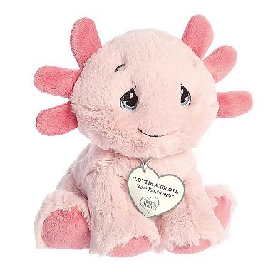 Aurora Small Pink Precious Moments 8.5" Lottie Axolotl Inspirational Stuffed Animal