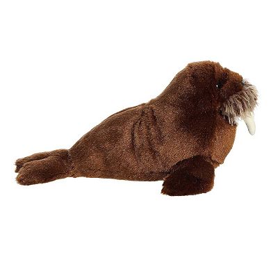 Aurora Small Brown Mini Flopsie 8" Walrus Adorable Stuffed Animal