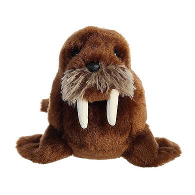 Aurora Small Brown Mini Flopsie 8" Walrus Adorable Stuffed Animal