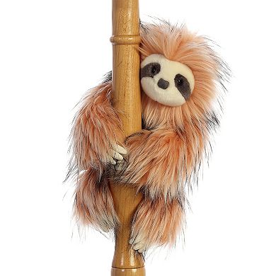 Aurora Large Orange Luxe Boutique 15" Skyler Sloth Exquisite Stuffed Animal