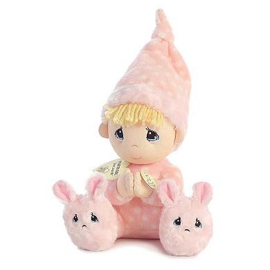 Aurora Medium Pink Precious Moments 9.5" Precious Prayer Girl Inspirational Stuffed Animal