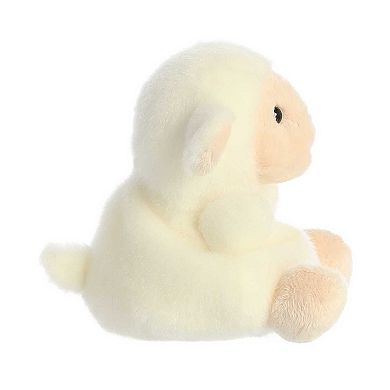 Aurora Mini White Palm Pals 5" Woolly Lamb Adorable Stuffed Animal