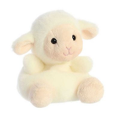 Aurora Mini White Palm Pals 5" Woolly Lamb Adorable Stuffed Animal