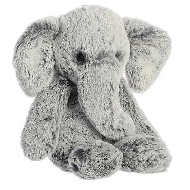 Aurora Small Grey Sweet & Softer 9" Elephant Snuggly Stuffed Animal