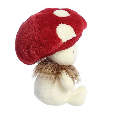 Aurora Small White Mythical Creatures 9" Agaric The Shroom Fairy Enchanting Stuffed Animal