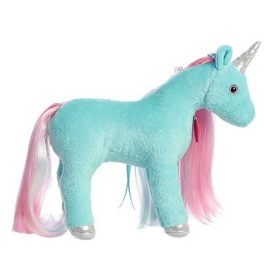 Aurora Medium Blue Breyer 12" Moonlight Unicorn Exquisite Stuffed Animal