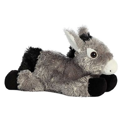 Aurora Small Grey Mini Flopsie 8" Donkey Adorable Stuffed Animal