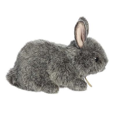 Aurora Small Grey Miyoni 7.5" Netherland Dwarf Bunny Adorable Stuffed Animal