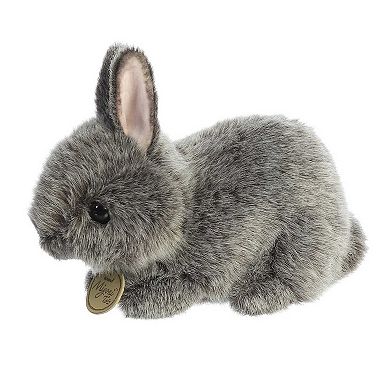 Aurora Small Grey Miyoni 7.5" Netherland Dwarf Bunny Adorable Stuffed Animal