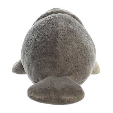 Aurora Medium Grey Flopsie 12" Manny Manatee Adorable Stuffed Animal