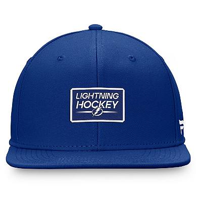 Men's Fanatics Branded  Blue Tampa Bay Lightning Authentic Pro Prime Snapback Hat