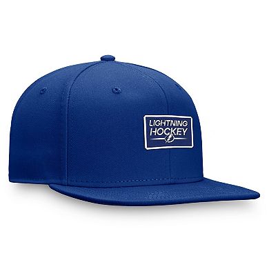 Men's Fanatics Branded  Blue Tampa Bay Lightning Authentic Pro Prime Snapback Hat