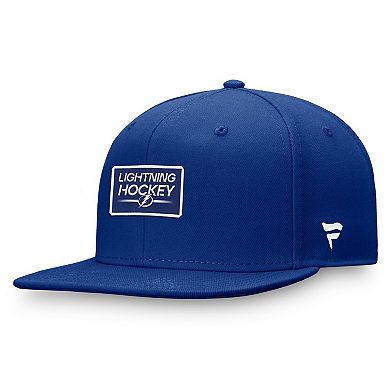 Men's Fanatics Branded  Blue Tampa Bay Lightning Authentic Pro Prime Snapback Hat