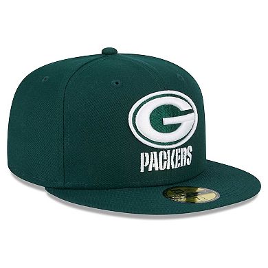 Men's New Era Green Green Bay Packers  Main 59FIFTY Fitted Hat