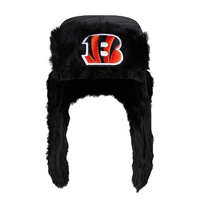 Men's New Era  Black Cincinnati Bengals Trapper Hat