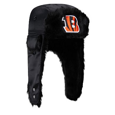 Men's New Era  Black Cincinnati Bengals Trapper Hat