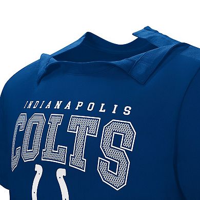 Men's  Royal Indianapolis Colts Home Team Adaptive T-Shirt
