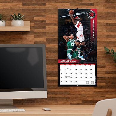 Toronto Raptors 7'' x 7'' 2024 Mini Wall Calendar