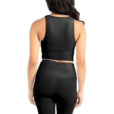 Women's Certo Black Florida State Seminoles Buttery Soft Midi Bra & Leggings Set