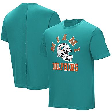 Men's  Aqua Miami Dolphins Field Goal Assisted T-Shirt