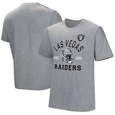Men's  Gray Las Vegas Raiders Tackle Adaptive T-Shirt