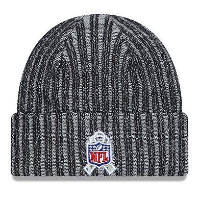 Youth New Era  Black Dallas Cowboys 2023 Salute To Service Cuffed Knit Hat