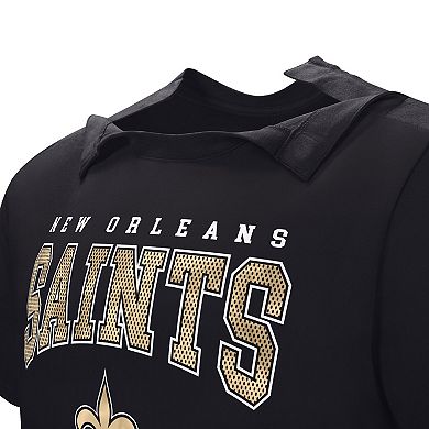 Men's  Black New Orleans Saints Home Team Adaptive T-Shirt