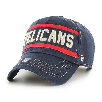 Men's '47 Navy New Orleans Pelicans Quick Snap Clean Up Adjustable Hat