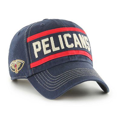 Men's '47 Navy New Orleans Pelicans Quick Snap Clean Up Adjustable Hat