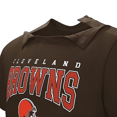 Men's  Brown Cleveland Browns Home Team Adaptive T-Shirt