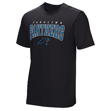 Men's  Black Carolina Panthers Home Team Adaptive T-Shirt