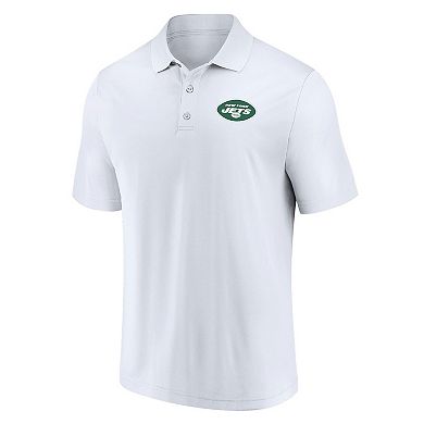 Men's Fanatics Branded White New York Jets Component Polo